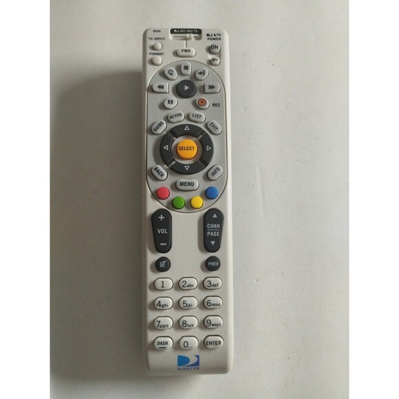 OEM DirecTV RC64 Satellite Universal Remote Control URC2982RG 1-0 - Tested/Works - Picture 1 of 3